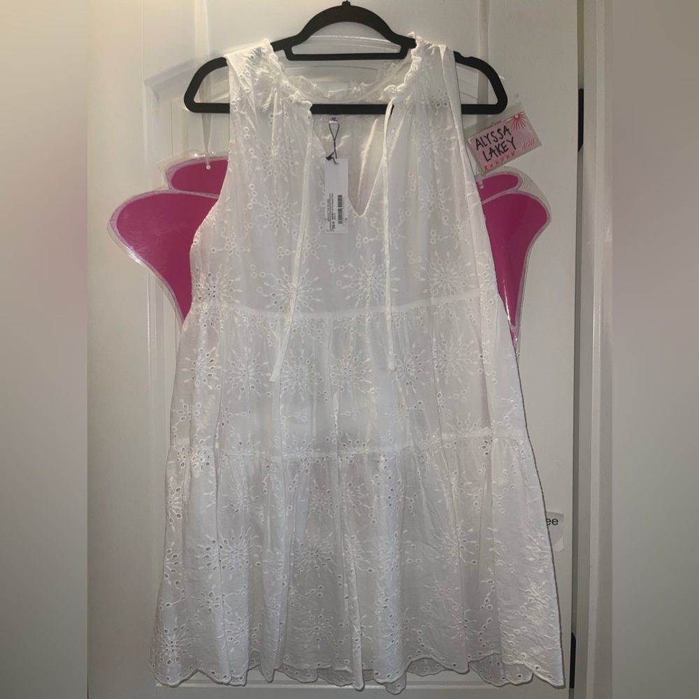 Steve Madden white eyelet sundress
